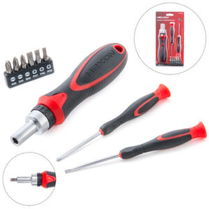 Screwdriver Set 9pc, HEXON-1600695919845
